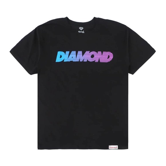 Diamond Supply Co. Men's Speed Logo Graphic Print Tee T-Shirt - Black - Picture 1 of 1